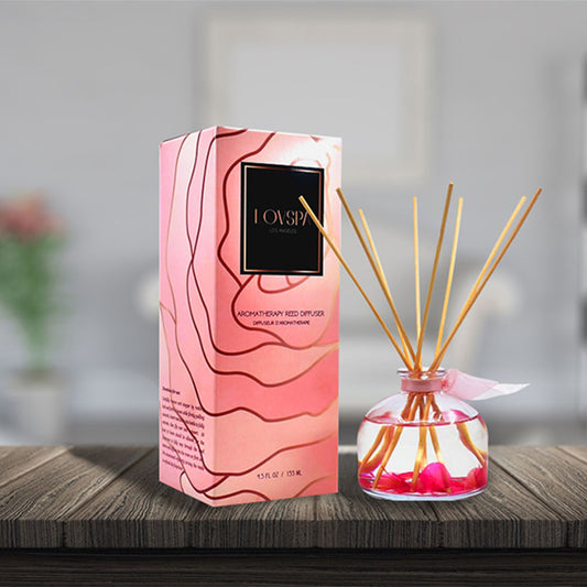 Elevate Your Home with LOVSPA's Moroccan Rose Reed Diffuser
