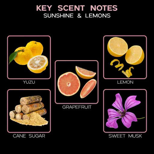key scent  sunshine lemons ingredients