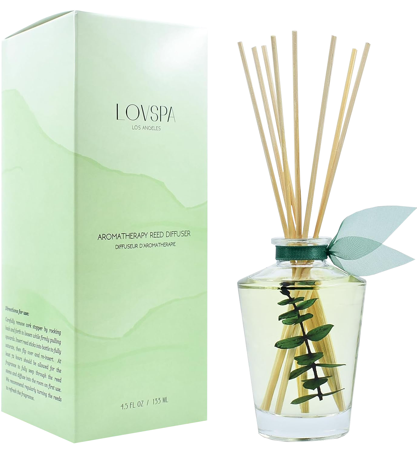 LOVSPA Fragrances CLEANSE Eucalyptus Sage Luxury Reed Diffuser