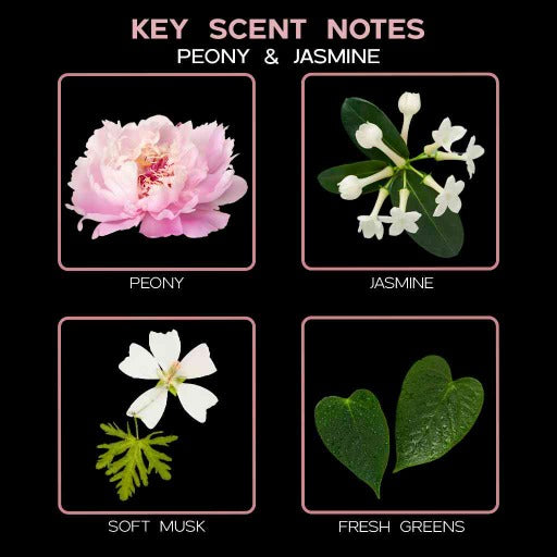 key scent  peony jasmine ingredients