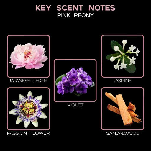 Pink Peony Reed Diffuser ingredients