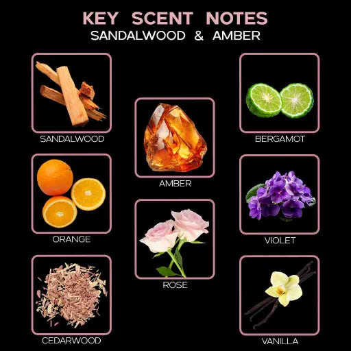 key scent  sandalwood amber ingredients