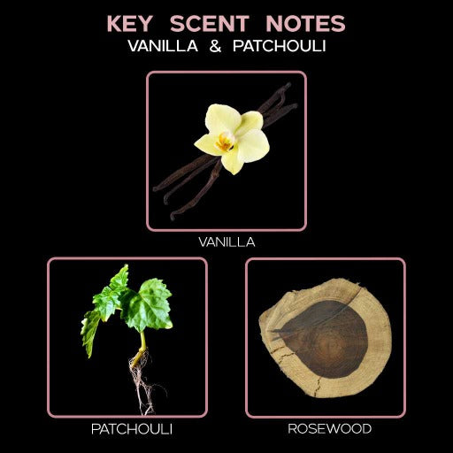 key scent  vanilla patchouli ingredients