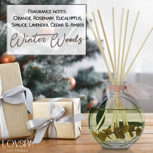 LOVSPA Winter Woods Reed Diffuser and Sticks Gift Set